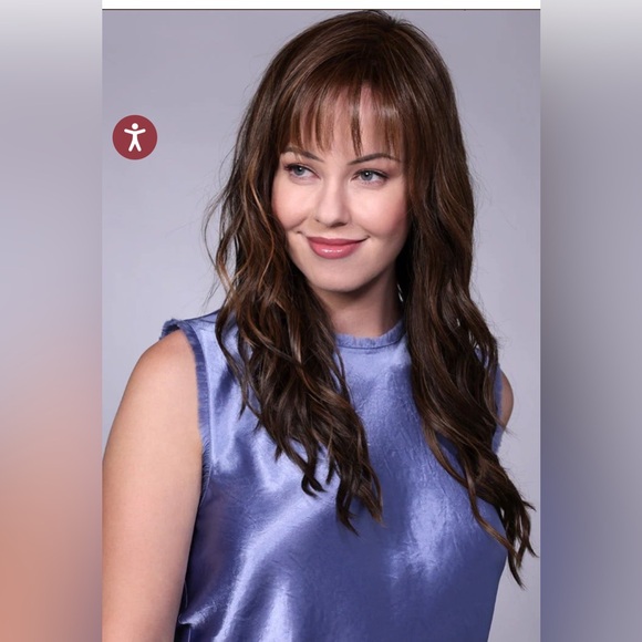 Belle Tress Liverpool Triple Chocolate Lace Front Wig Monopart HF Synthetic - Picture 4 of 16